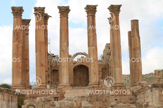 Temple of Artemis,Jarash Jordan