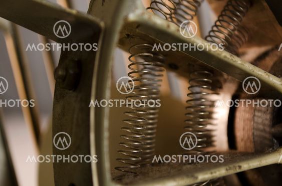Internal parts vintage electrical heater