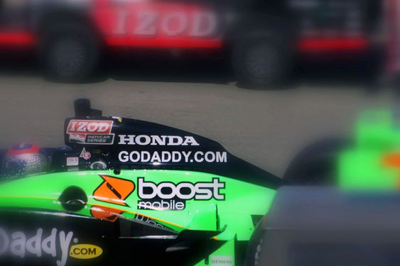 Danika patric car ..go daddy