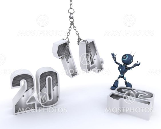 Android bringing in the new year