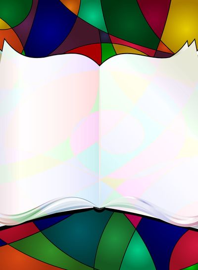 abstract colored image of the book