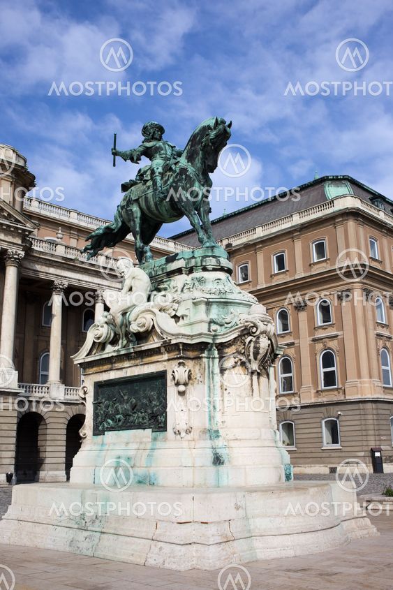 Statue of Prince Eugene of Savoy in Budapest