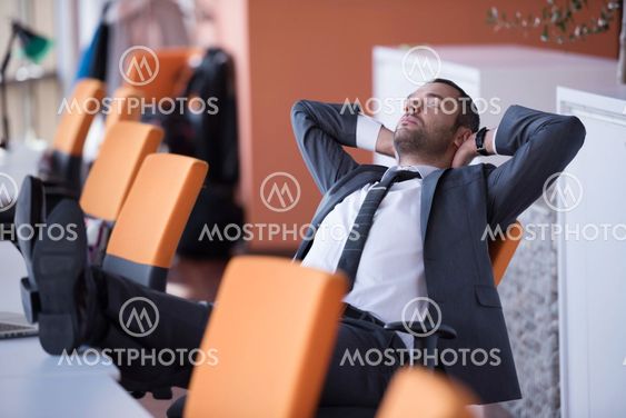 business man at the office