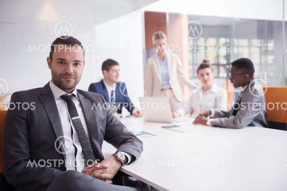 business people group at office