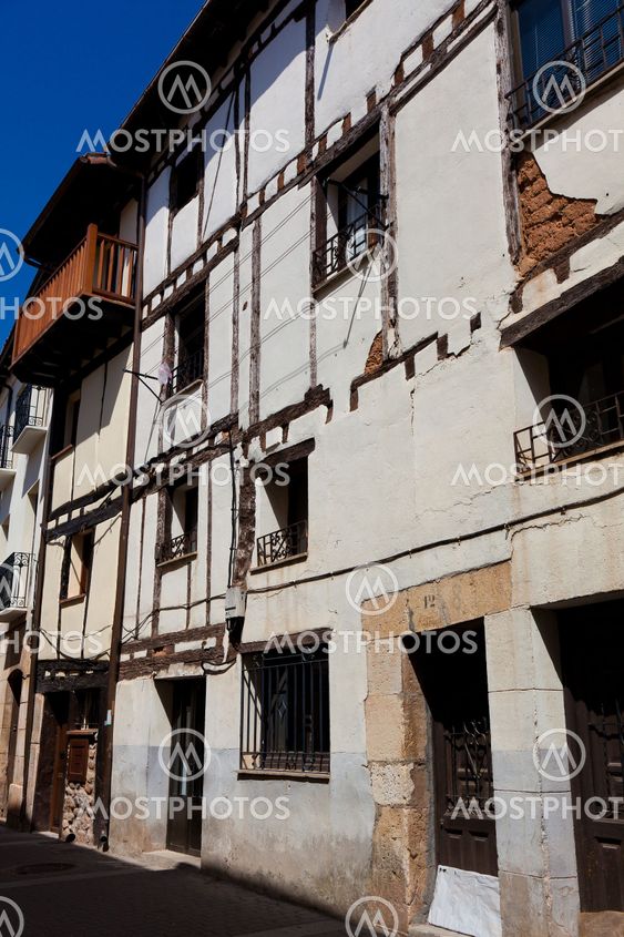 Street of Covarrubias, Burgos, Castilla y Leon, Spain