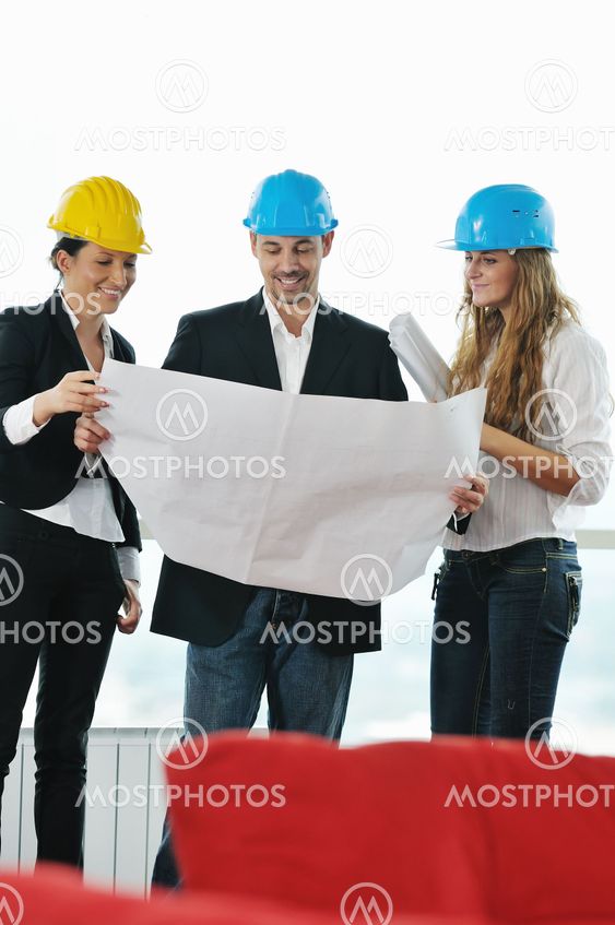 young architect team