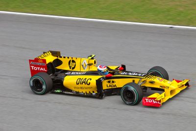 Petrov at the Malaysian Formula 1