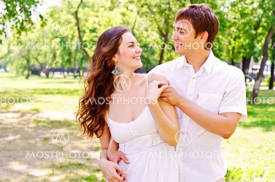couple in the park