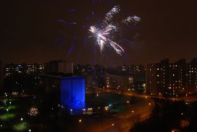 Fyrverkeri på Rosengård