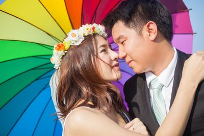 Young couple in love