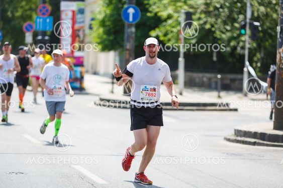 A charity marathon in Budapest