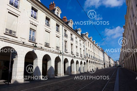 Street of Orleans, Loiret, France