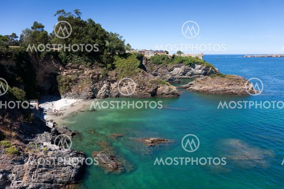 Coast of Ribadeo, Lugo, Galicia, Spain