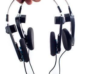 Headphones. Isolated on white background