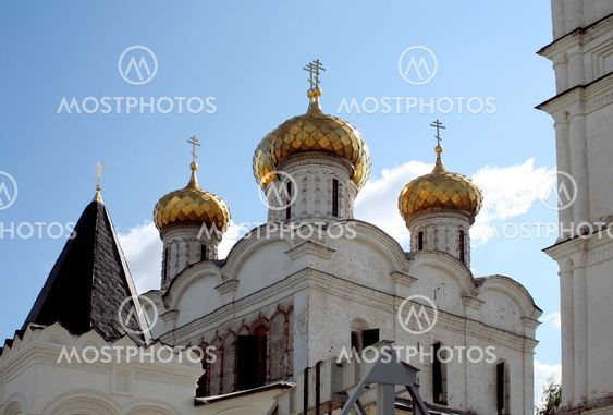 Domes of an orthodox temple.