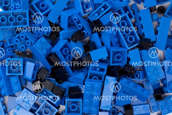 blue and black lego background
