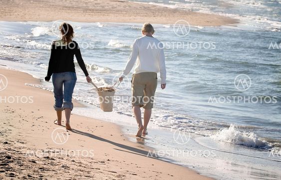 Romantik på Skagens strand