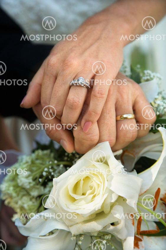 Brud og groom.