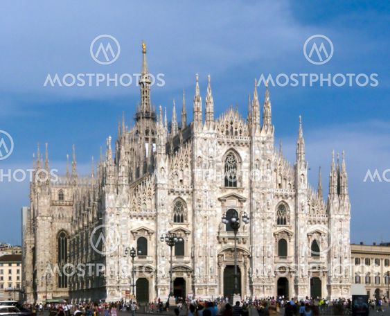 Cathedral church in Milan