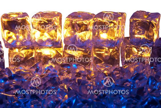 Blue and Gold Ice