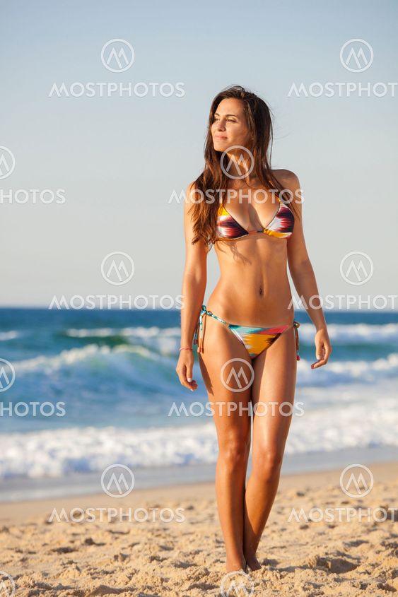 Girl in bikini
