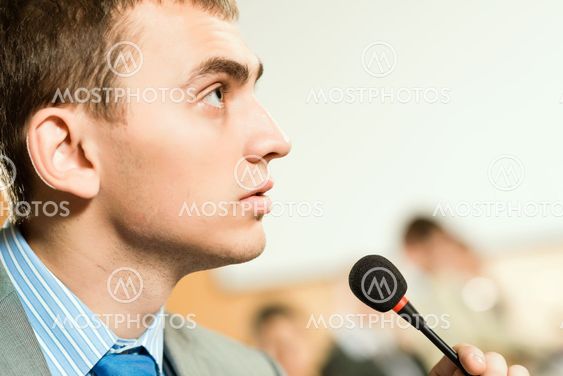 male speaker