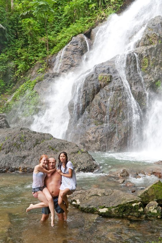 Rest at the waterfall