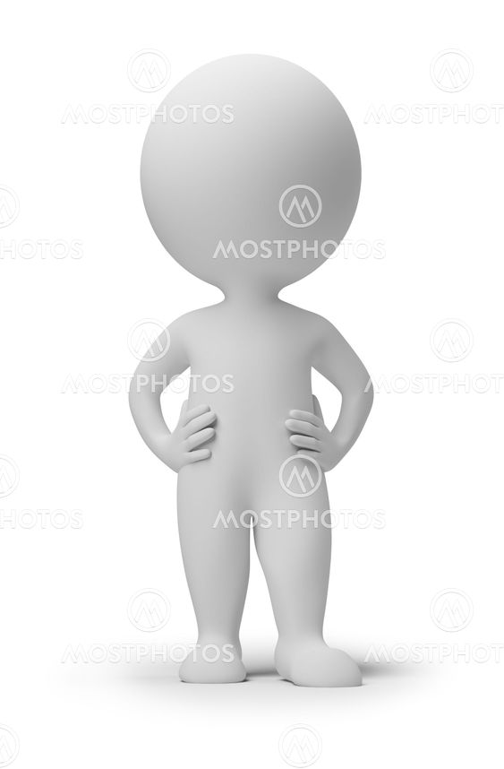 3d small people - confidence