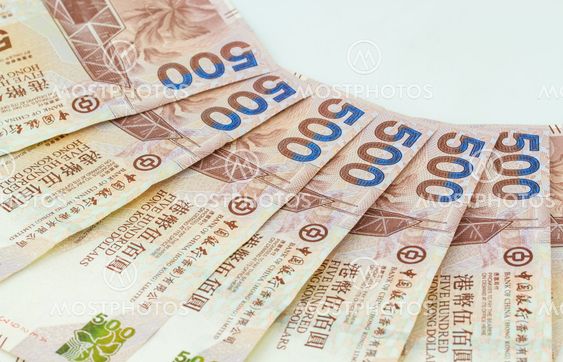Hong Kong dollars background