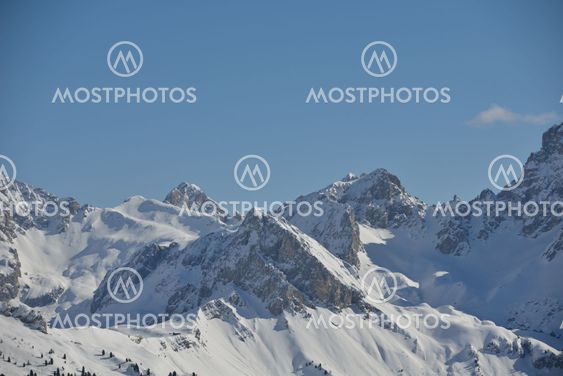 mountain winter nature