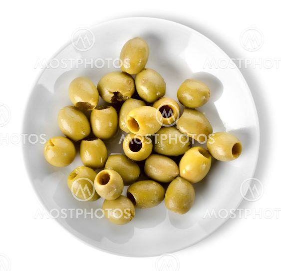 Olives in a plate