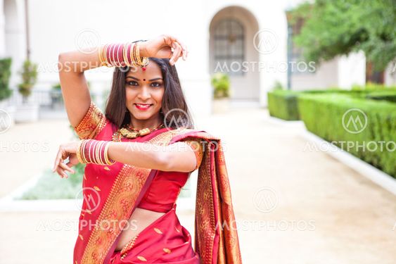Beautiful Jeweled Indian Dancer