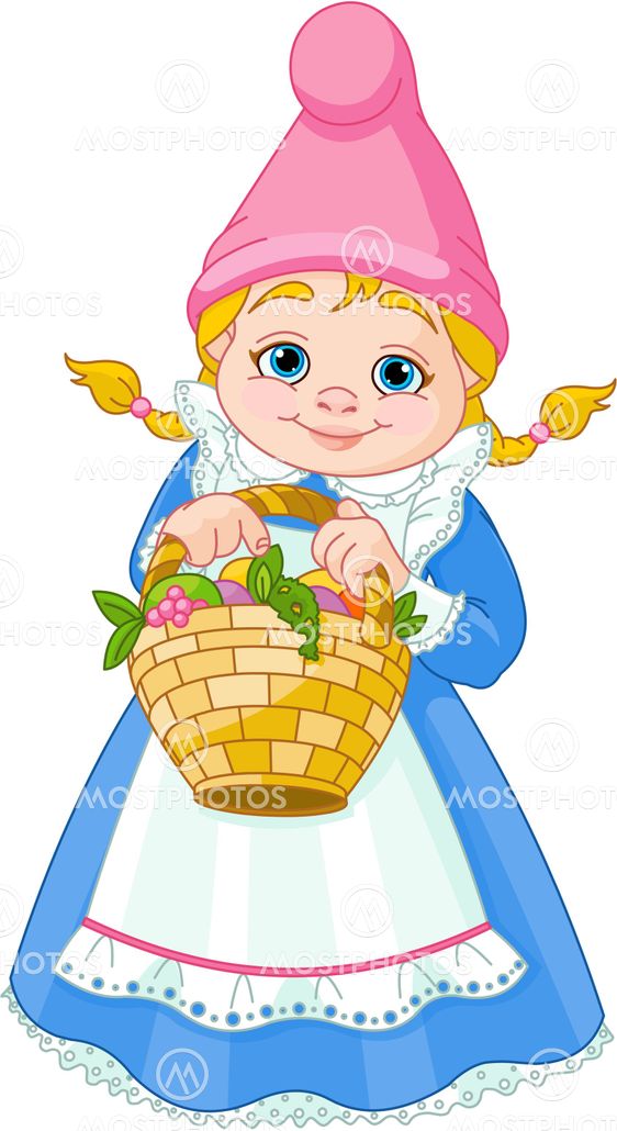 Garden Gnome with basket