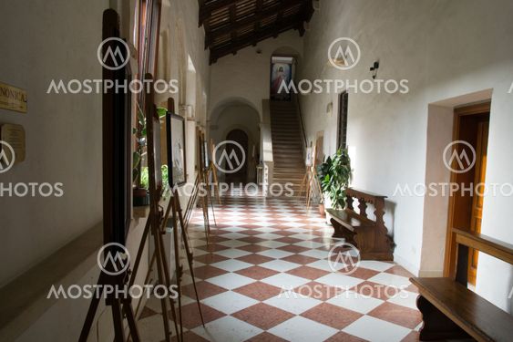Roman abbey cloister