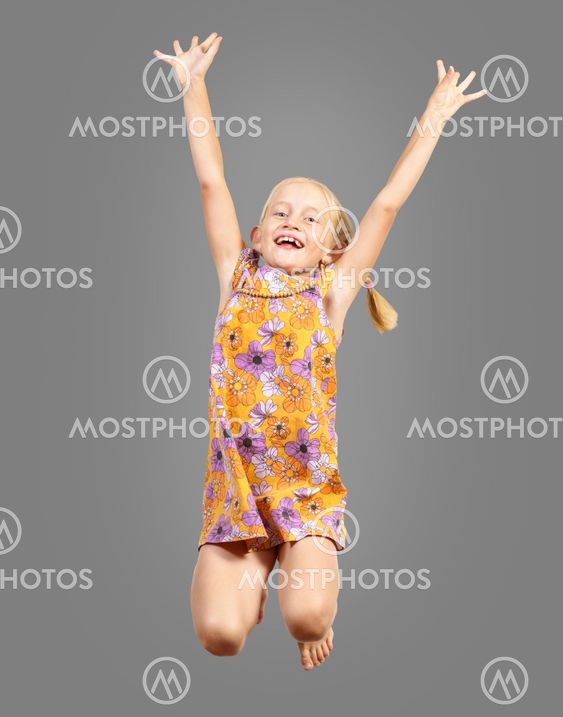 girl jumping