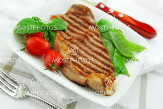 Grilled steak