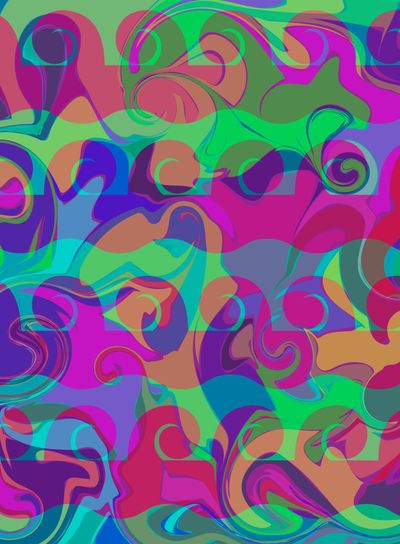 abstract colored image of wave