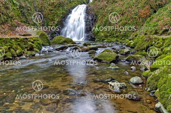 Glenoe Waterfall