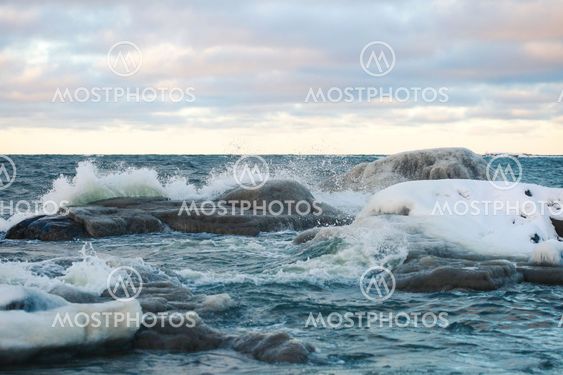 Winter ocean