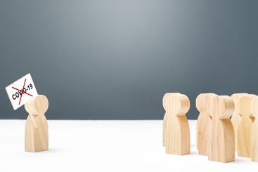 Person opposes quarantine measures and demands to remove...