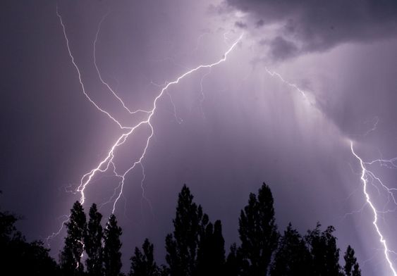 Thunder and lightning