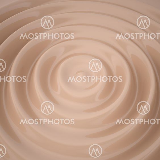 Waves on the surface of the chocolate
