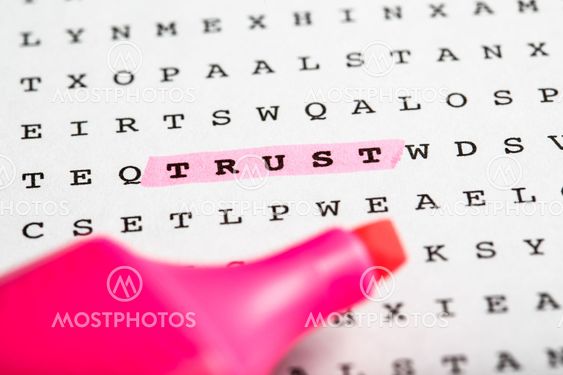Text marker on word puzzle - Newsletter