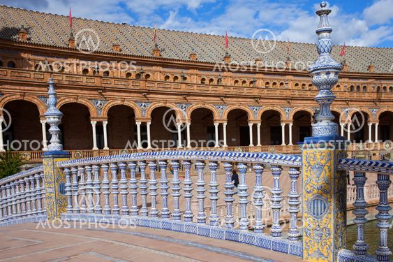 Bridge Balustrade on Plaza de Espana