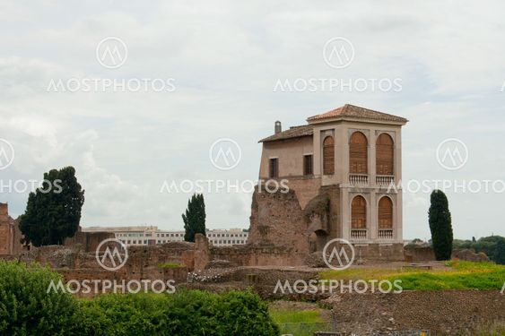 Abandoned ancient house