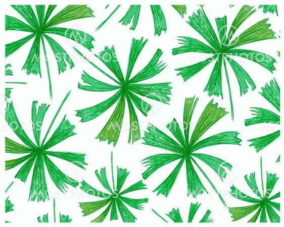 Illustration Sketch of Beautiful Mangrove Fan Palm...