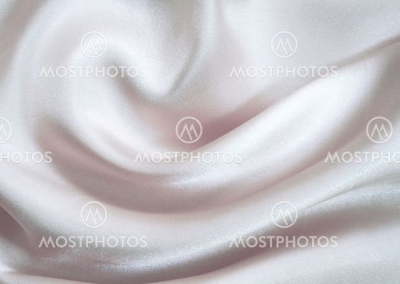 Smooth elegant white silk as background