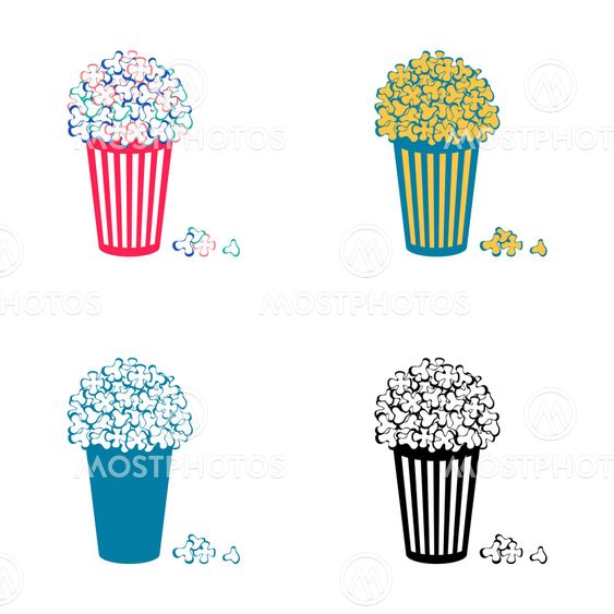 Popcorn icons