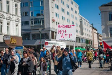 Första maj med Vänsterpartiet i Malmö