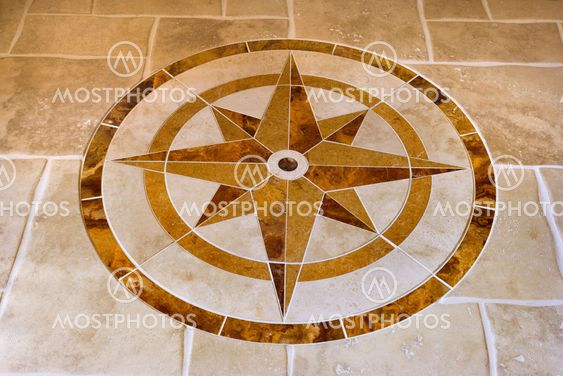Floor with star shape.
